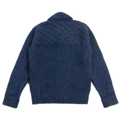 Indi + Ash Andes Hand Knit Cardigan - Indigo Alpaca/Cotton