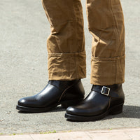 John Lofgren Engineer Boots - Black Shinki Horsebutt - Standard & Strange