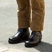 John Lofgren Engineer Boots - Black Shinki Horsebutt - Standard & Strange