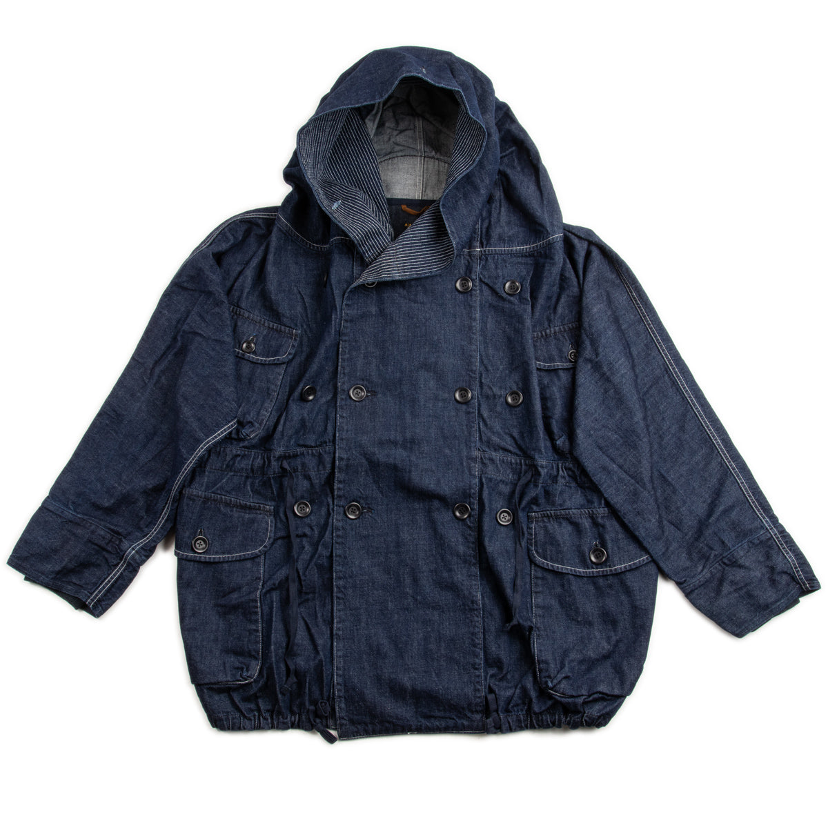 Kapital 10 oz Denim RING Coat - IDG - Standard & Strange