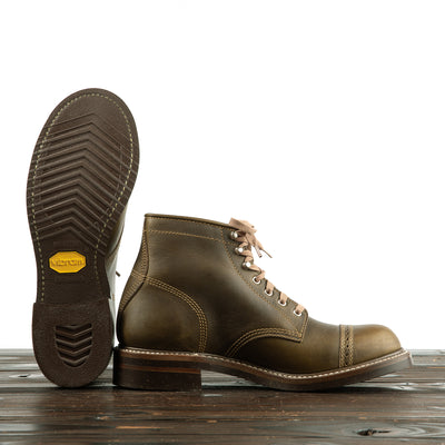 olive combat boots