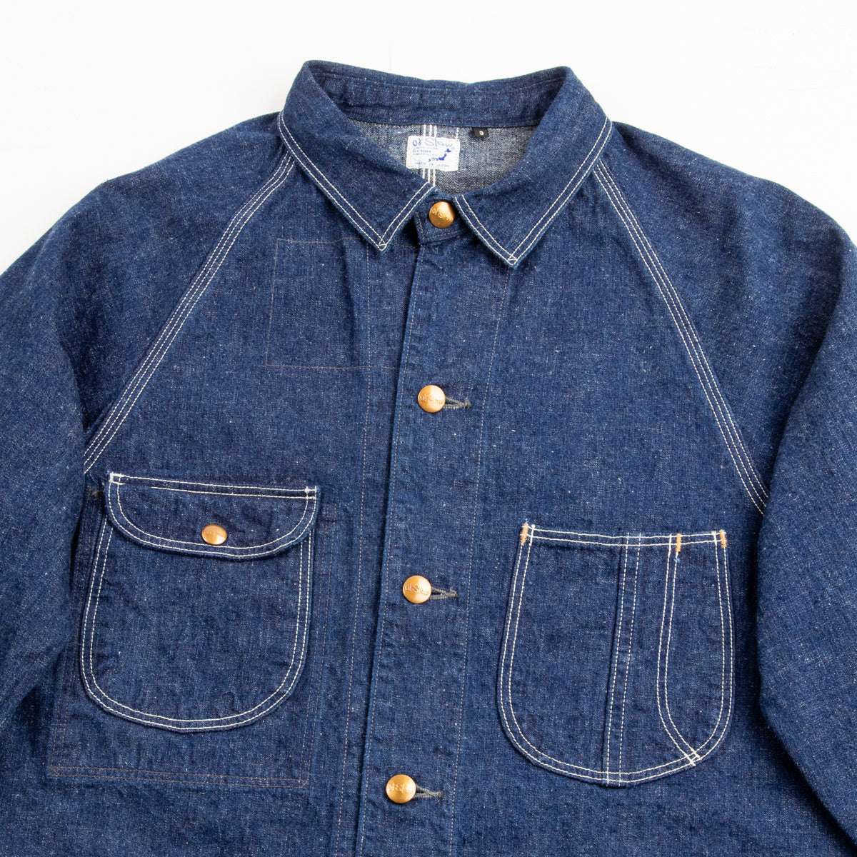 1950s Coverall Jacket - Indigo Denim (One Wash)