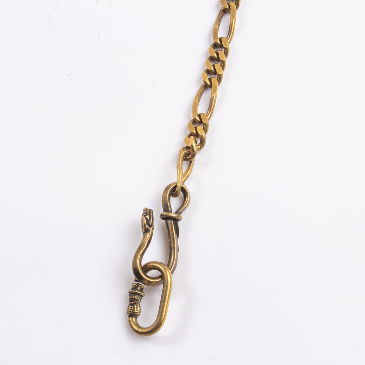 Horse Clip Wallet Chain - Brass