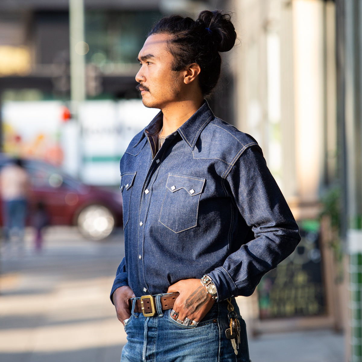 Indigofera Ryman Shirt - Indigo Denim – Standard & Strange