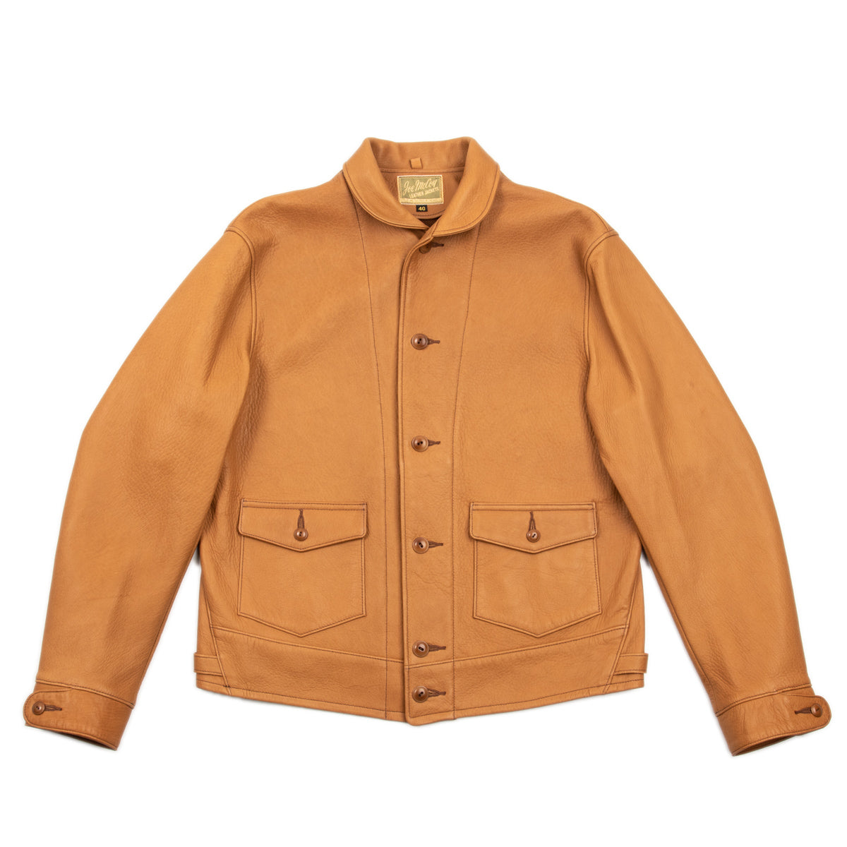 Dillinger 30s Sports Jacket - Brown Deerskin