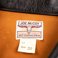 The Real McCoy's Rough Out Leather Western Jacket - Raw Sienna ...