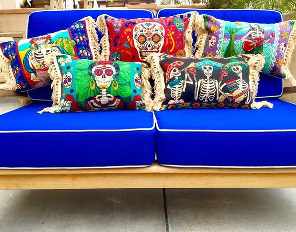 day of the dead pillows