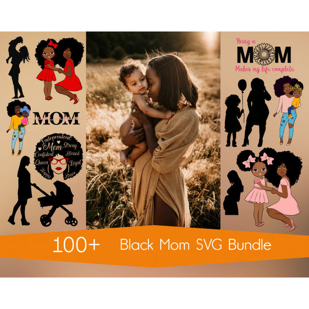 Download 100+ Black mom svg bundle - SVGTOON