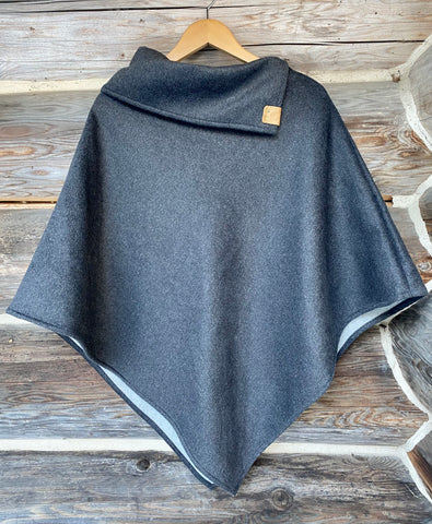 新品未使用【RIM.ARK】 River melton wool poncho - www.goldenswan.club