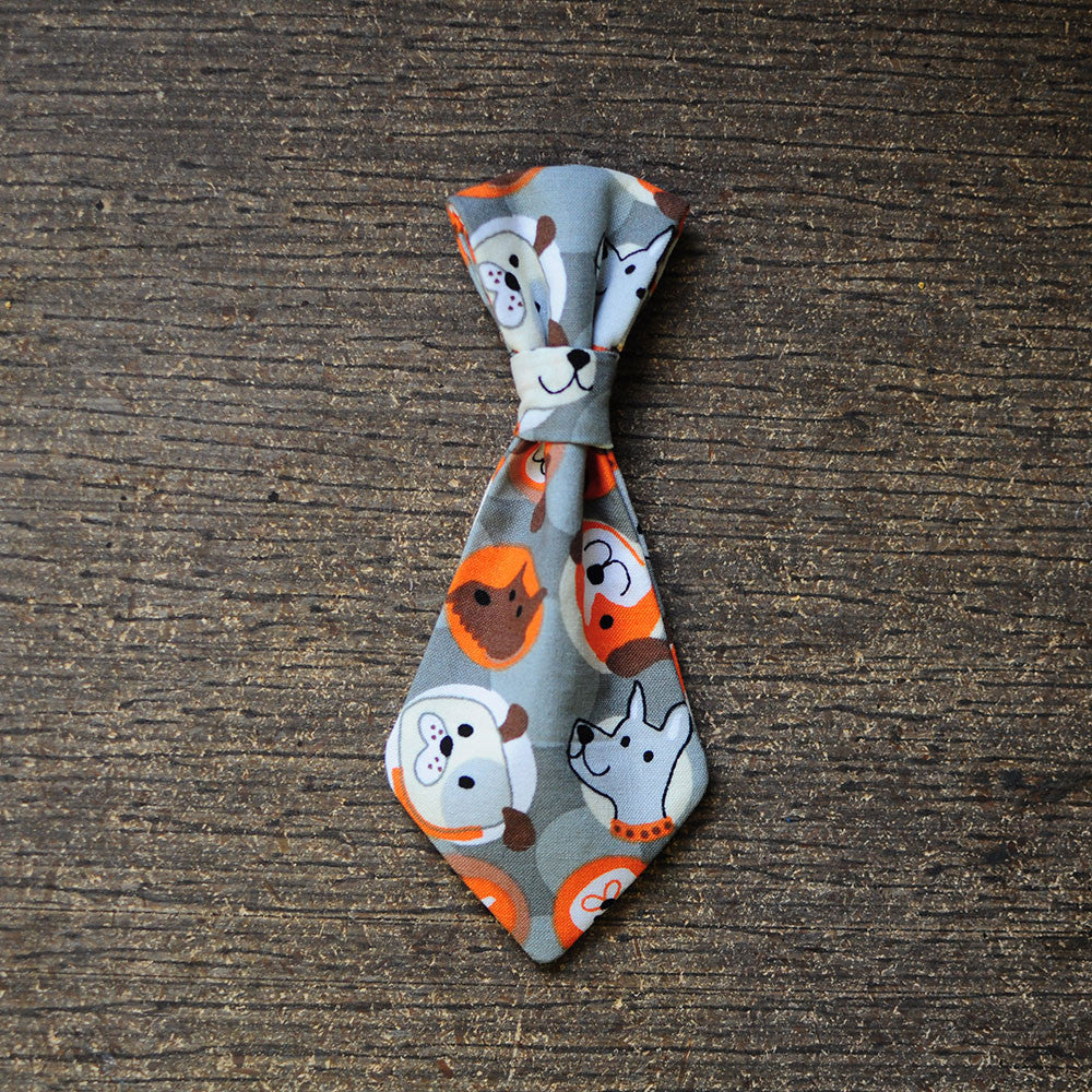 dog pattern tie bow wow ties theme