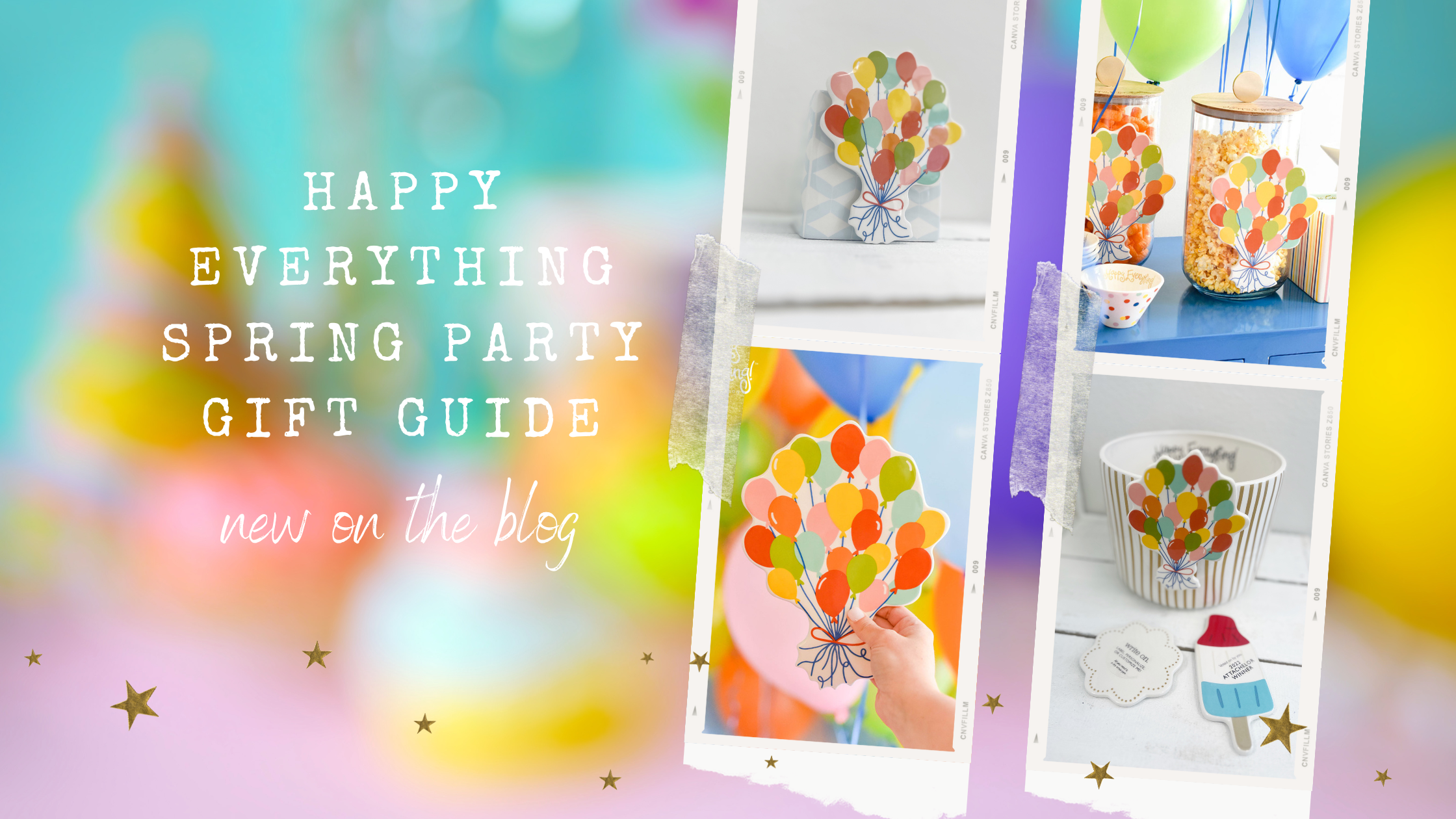 Happy Everything Spring Party Gift Guides Banner