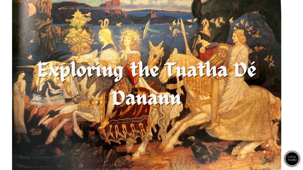 Illustration of the Tuatha Dé Danann, a supernatural race in Irish mythology.