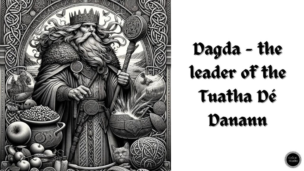 Illustration of Dagda, the leader of the Tuatha Dé Danann