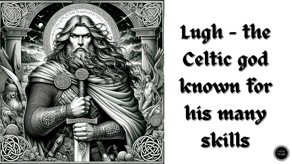 Illustration of Lugh, the Celtic god known for his many skills