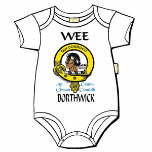 Borthwick Scottish Clan Crest Baby Jumper