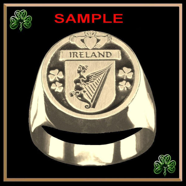 Fagan Irish Coat of Arms Gents Ring IC100