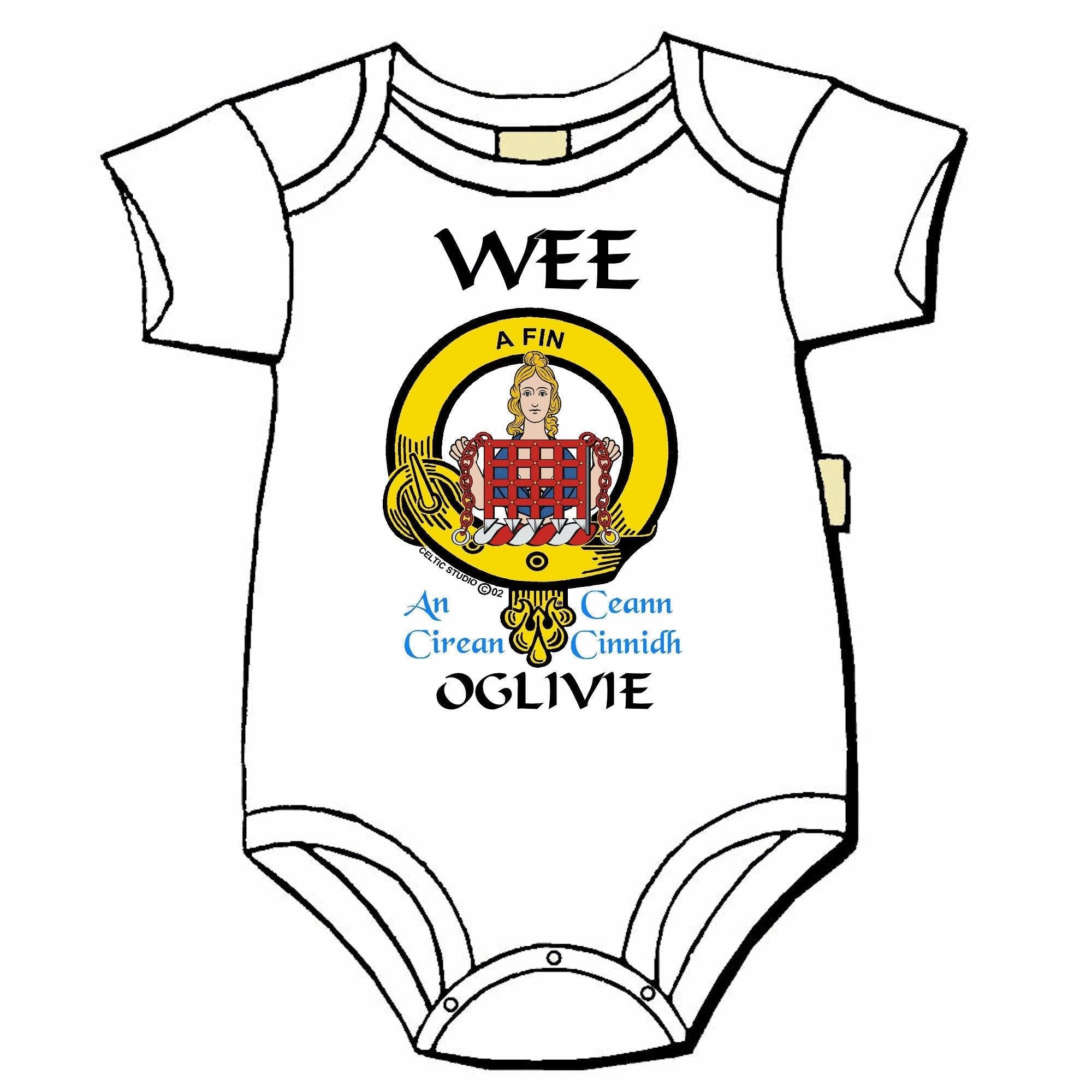 Ogilvie Scottish Clan Crest Baby Jumper