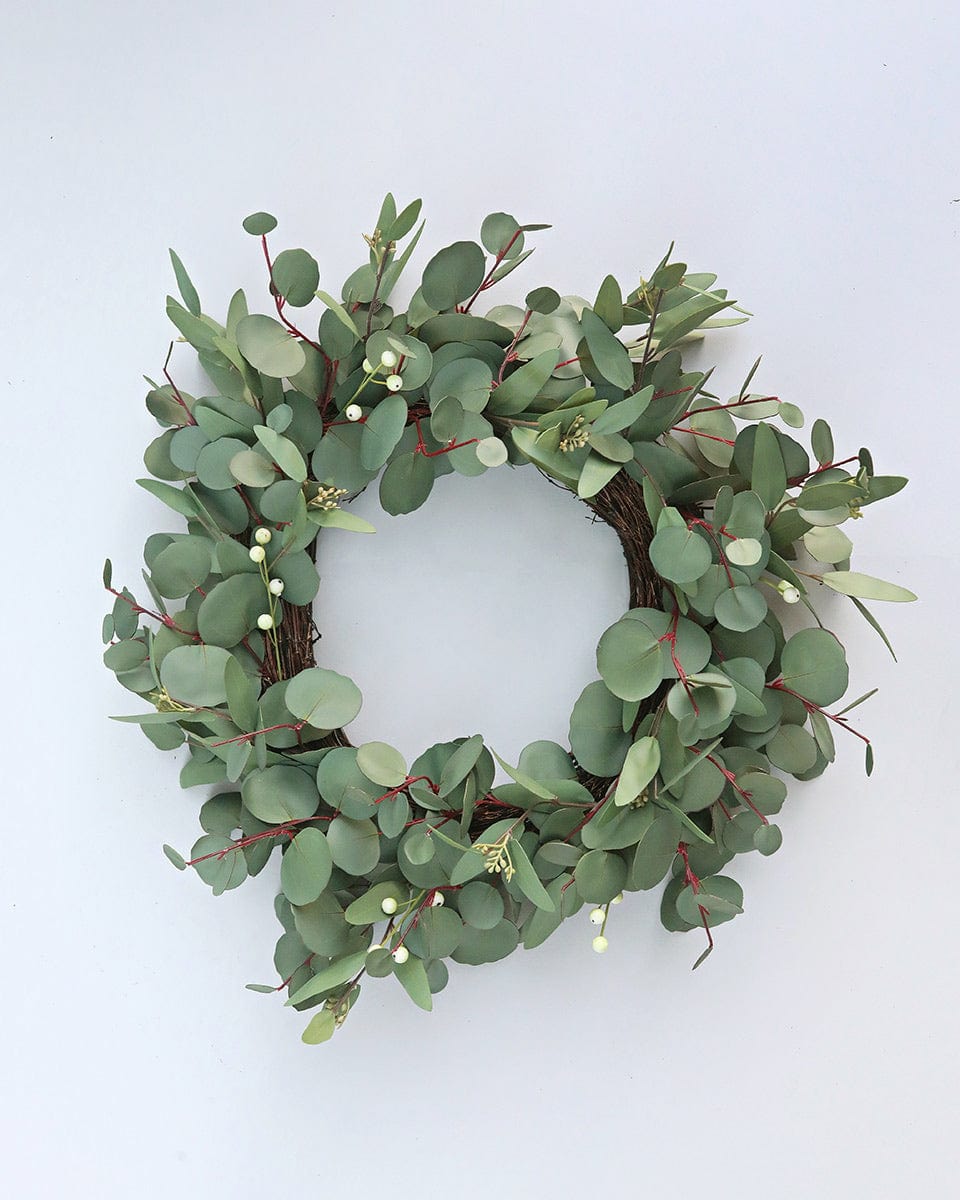 White Tip Artificial Genlisea Leaf Wreath