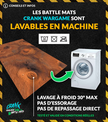 Voici quelques conseils pour bien entretenir votre battle mat (tapis de jeu) :