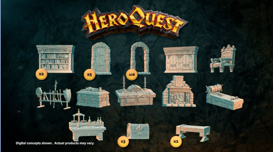 Les décors de Hero Quest