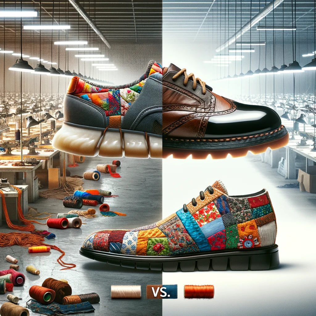 The Ultimate Comparison: Factory-Made Shoes vs. Handmade Patchwork Shoes