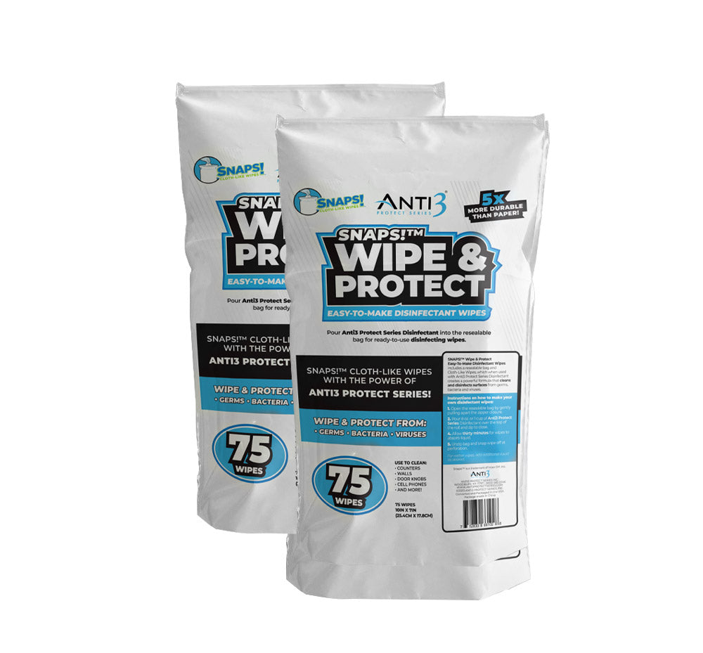 Wipes 150 Wipes 2 Bags Anti3 Protect Series