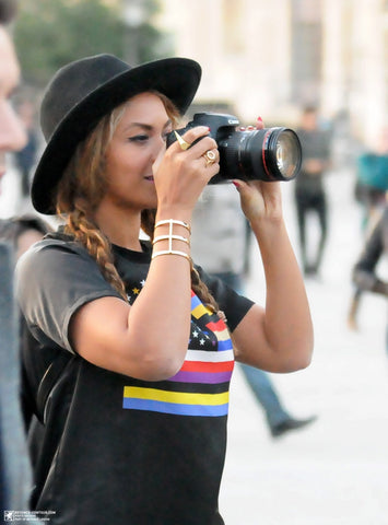 Beyonce wearing Lady Grey Jewelry Arc Cuff by Jill Martinelli and Sabine Le Guyader