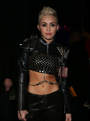 Miley Cyrus in Lady Grey jewelry body chain