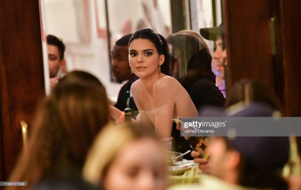 Kendall Jenner wearing Lady Grey Earrings Cipriani