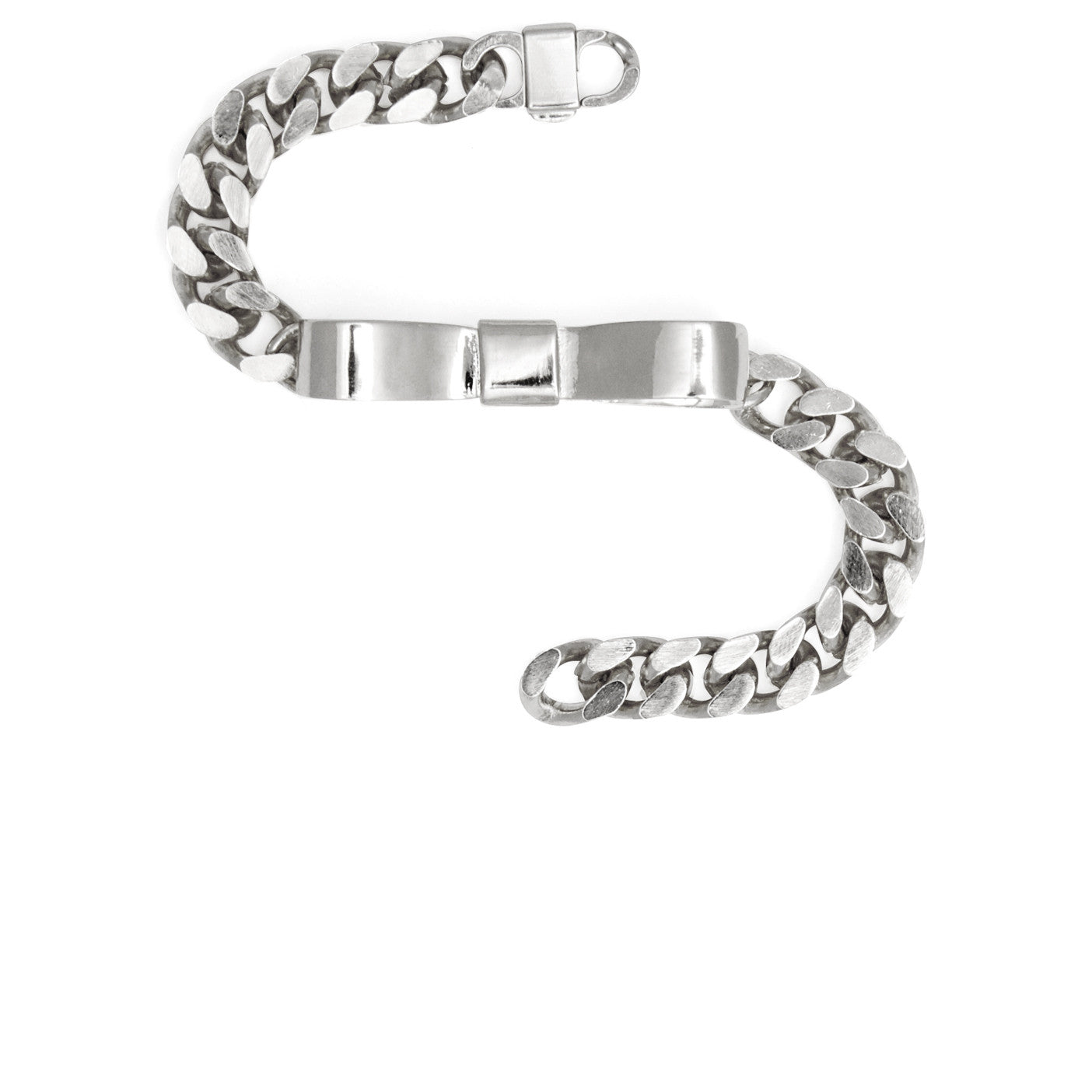 Bow Chain Bracelet in Silver – Lady Grey