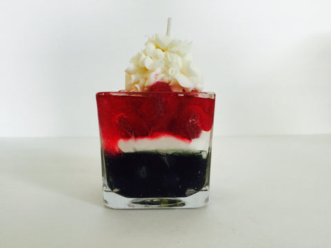 Berries and cream candle by everything dawn bakery candle treats