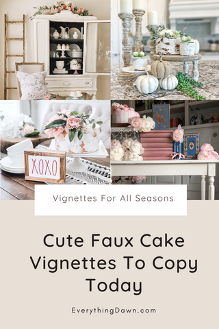 CUTE FAUX CAKE VIGNETTES TO COPY TODAY Pin 3