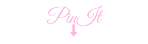 Pink Pin It Button