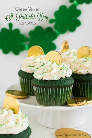 How To Host A Fabulous Victorian St. Patrick's Day Tea With Cupcakes by Everything Dawn Bakery Candles
