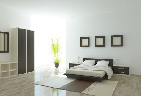 minimalistic bedroom decor
