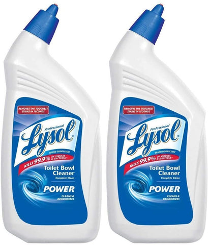 Lysol power toilet bowl cleaner