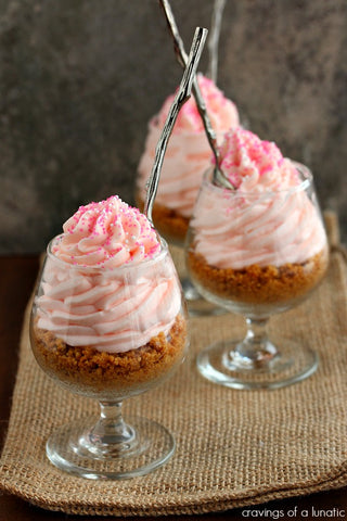 Pink Lemonade Cheesecake Parfaits