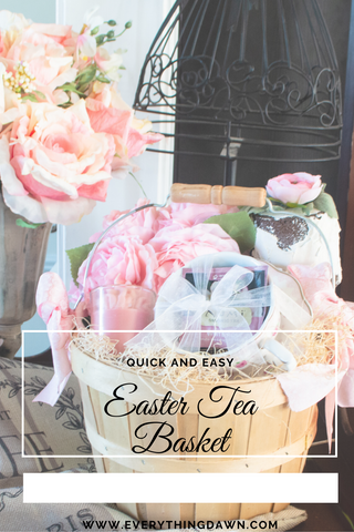 Easter Tea Basket and Other Basket Ideas