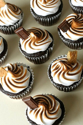 smores cupcakes