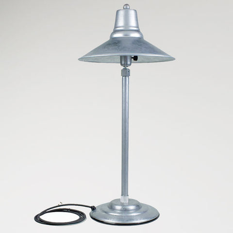 galvanized task lamp