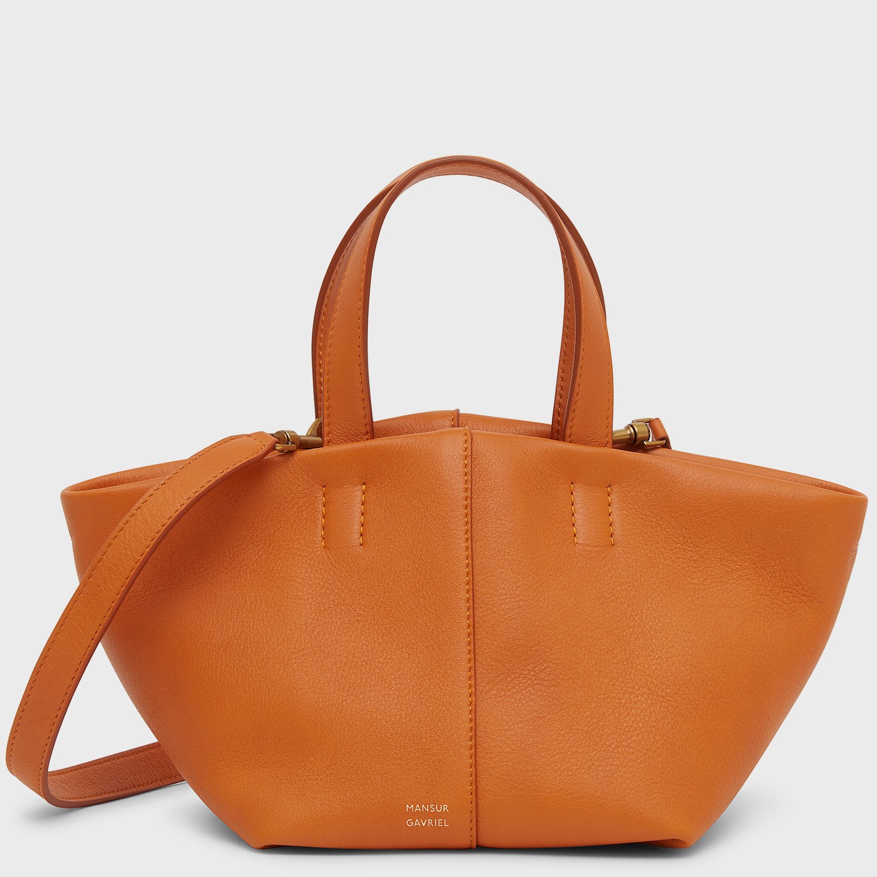 Mansur Gavriel Mini Tulipano Bag In Arancio | ModeSens