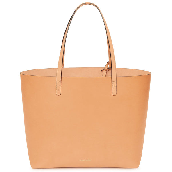 Mansur Gavriel Cammello With Edge Paint Large Tote In Raw