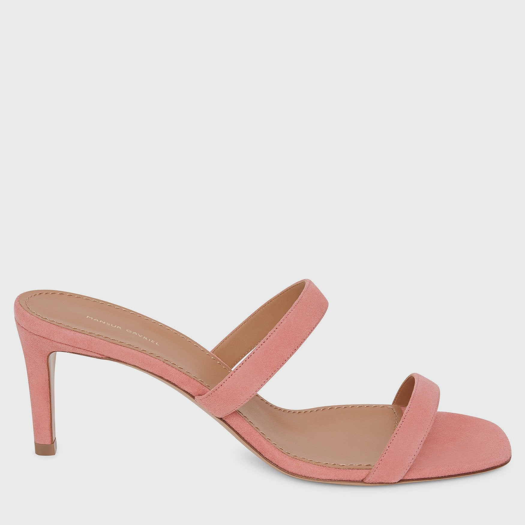 Suede Fino Sandal - Blush