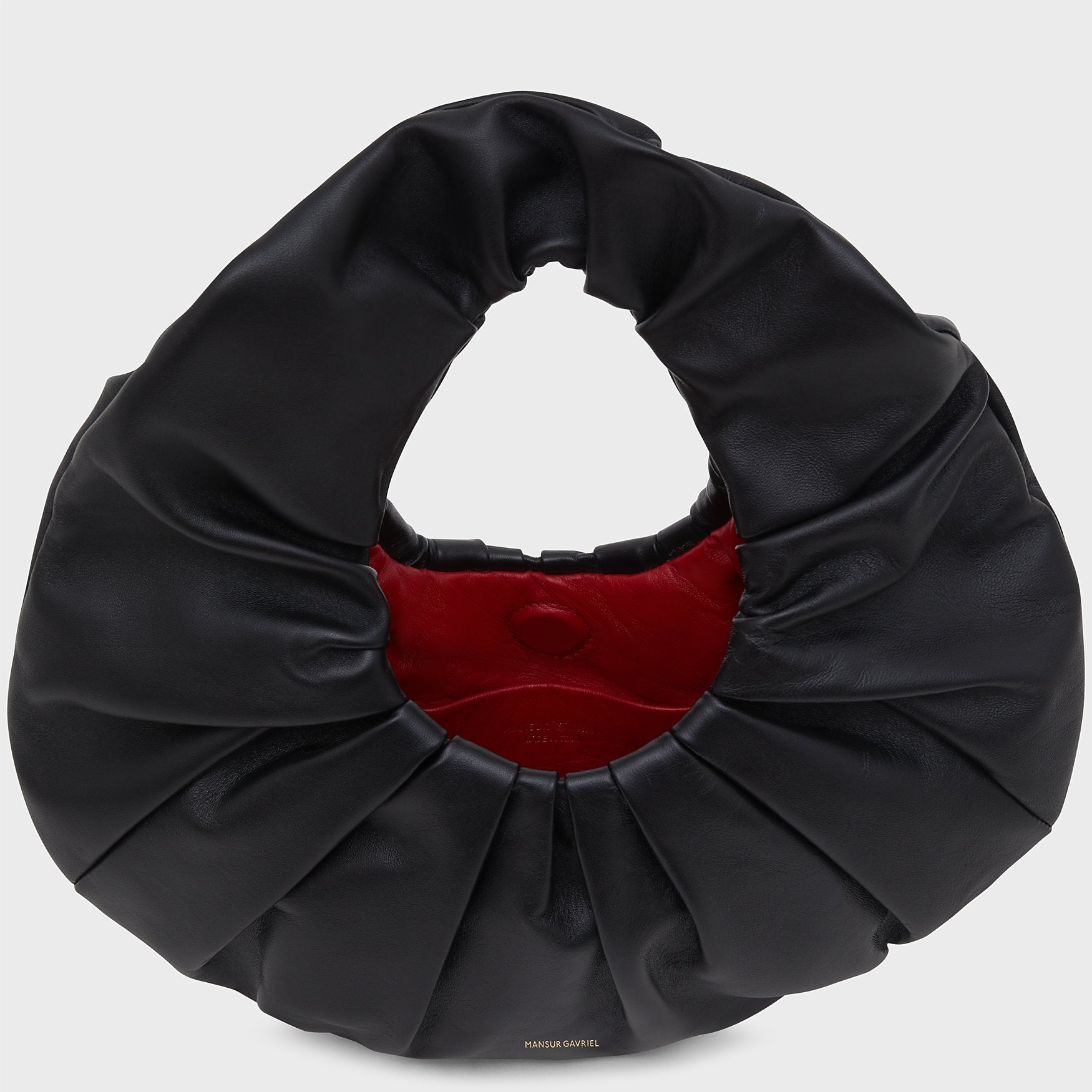 Mini Scrunchie Bag - Black/Flamma