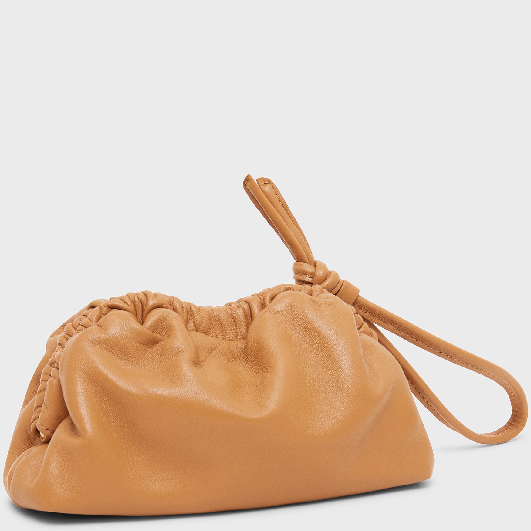 Mini Cloud Wristlet - Caramel