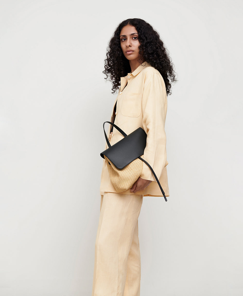 Designer Soft Leather Crossbody Bags & Fold Over Crossbodies | MANSUR ...