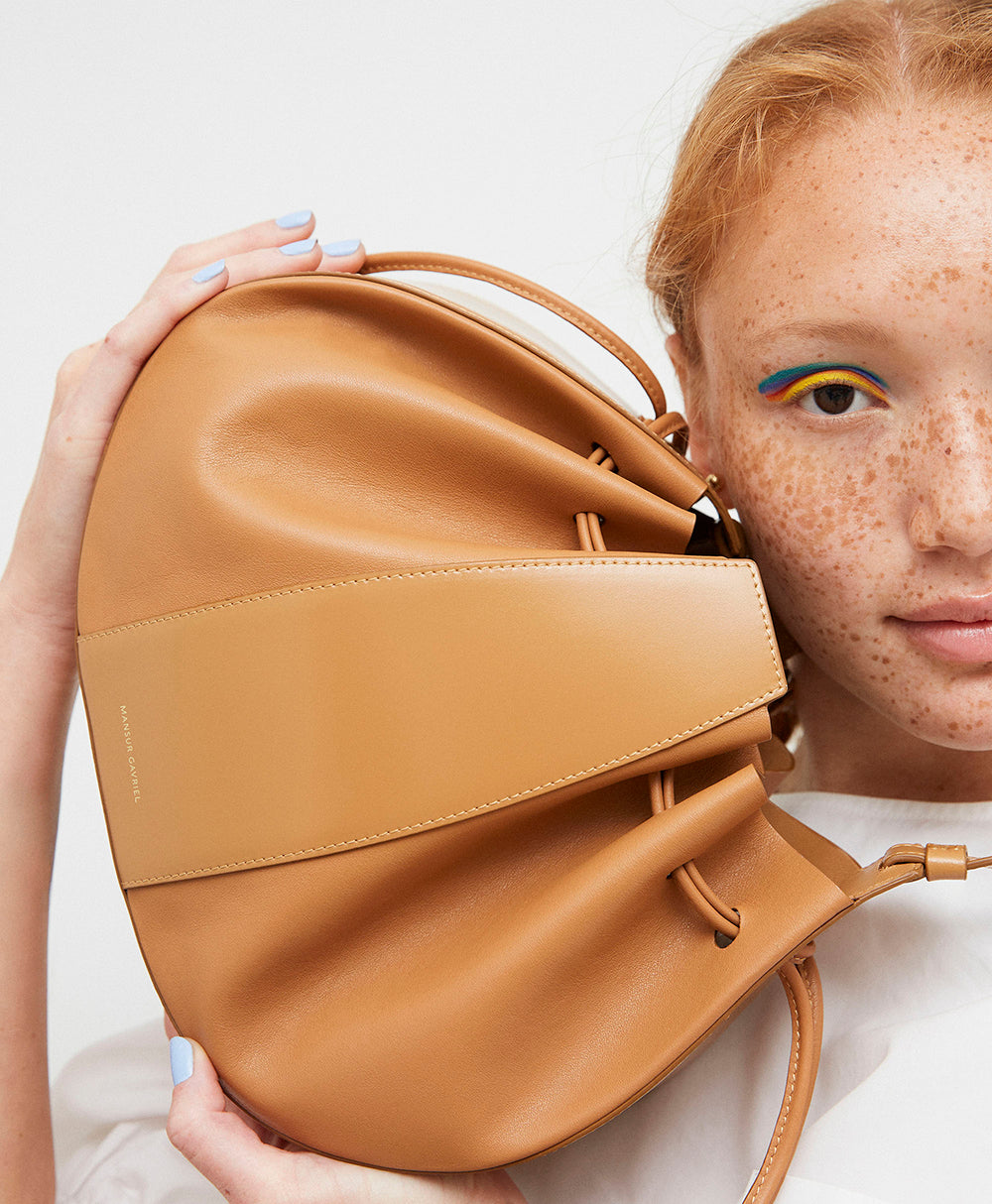 Mansur Gavriel Large Lilium Bag Caramel