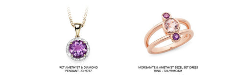 Amethyst jewellery available on our website 