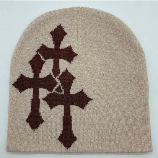 Cross beanie