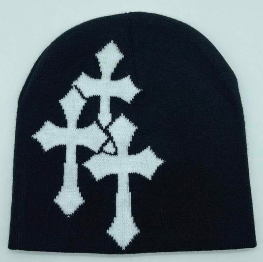 Cross beanie